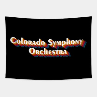 retro vintage Atlanta Symphony Orchestra Tapestry