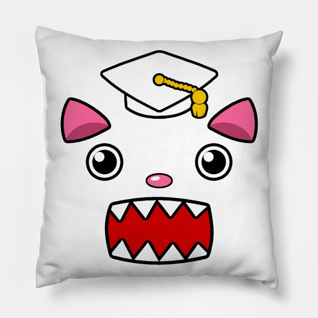 Grad Cat Pillow by Thedustyphoenix