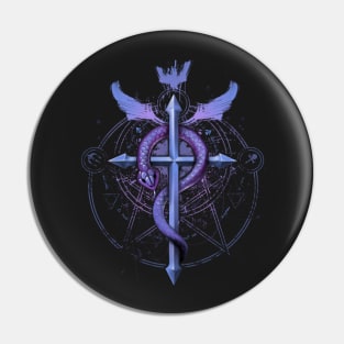 Student of Alchemy Violet Pin