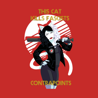 This Cat Kills Fascists T-Shirt