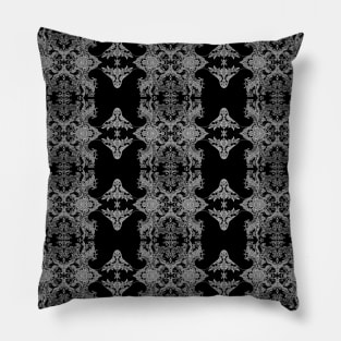 Ornament - Tree of Life - Rebirth - Mehndi Love - Black #1 G Pillow