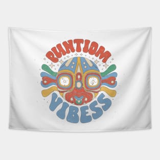 Quantiom vibes Psychedelic Tapestry
