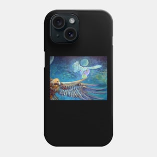 Cosmic Eagles Painting Phone Case