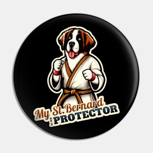 Karate St. Bernard Pin