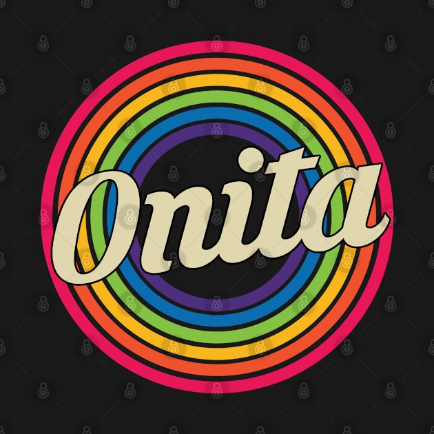 Onita - Retro Rainbow Style by MaydenArt