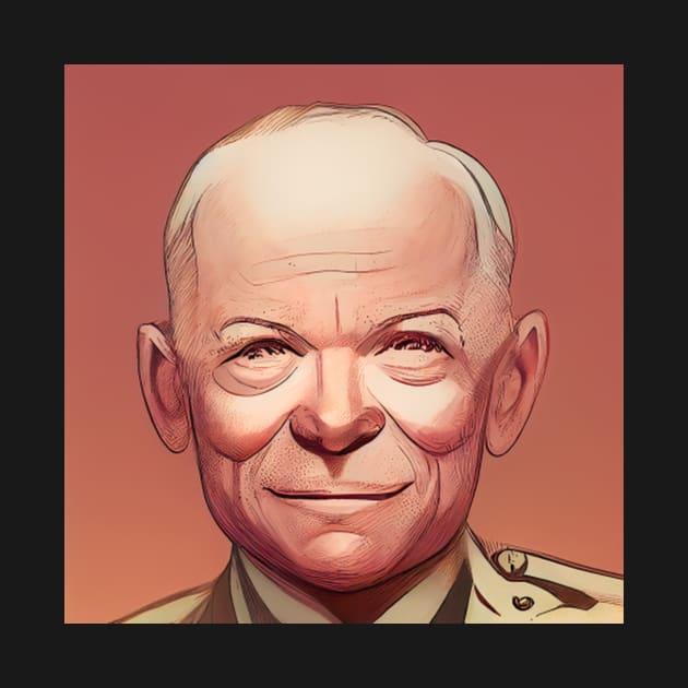 Dwight D. Eisenhower | Comics style by ComicsFactory