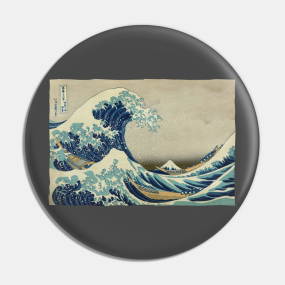 Hokusai Pins Teepublic