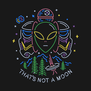 Alien on the dark side T-Shirt