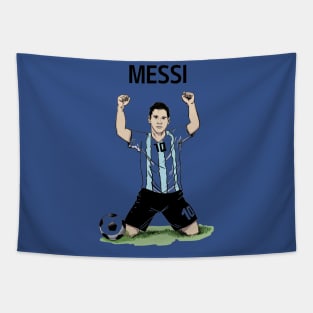 Messi GOAT Tapestry