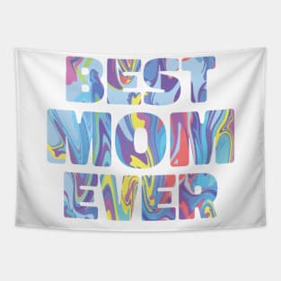 Mothers day best mom tye dye Tapestry