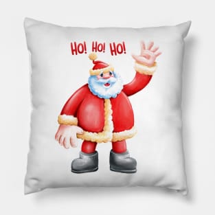 Santa Claus waving Pillow