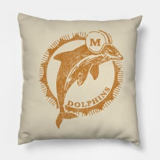 Miami Dolphins Vintage Pillow