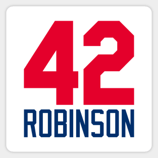 42 Jackie Robinson Sticker for Sale by bosoxicated