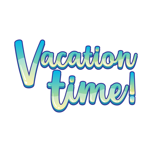 Vacation Time Shirt - Relaxing Vacation Graphic Tee, Casual Travel Top, Ideal Summer Holiday Gift for Travelers by TeeGeek Boutique