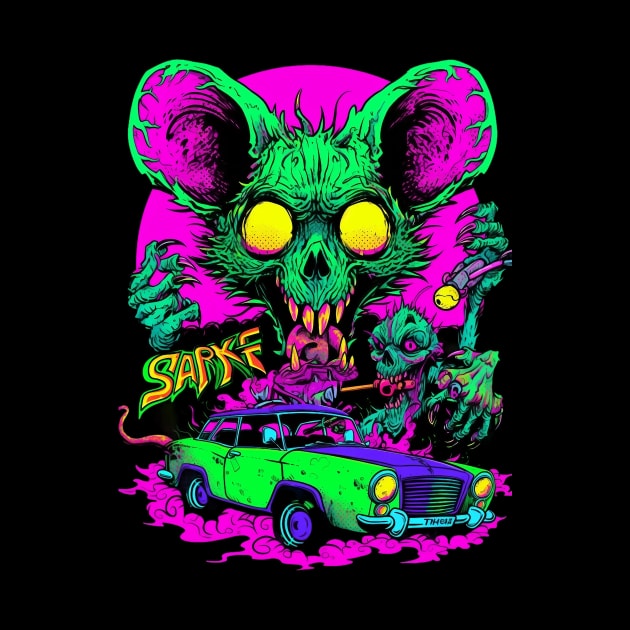 Green Monster RatFink by MikeyMeta