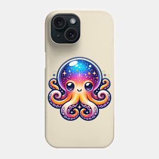 Cute Galaxy Octopus Phone Case