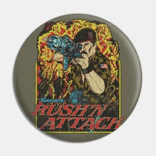 Rush'n Attack 1985 Pin