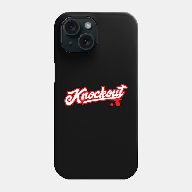 KNOCKOUTSplatter Phone Case by KNOCKOUT FIGHT WEAR