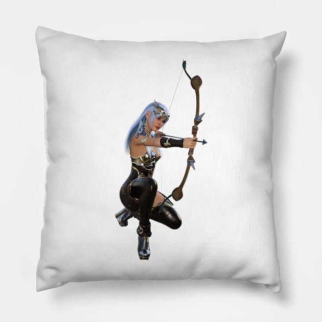 Archer warior Pillow by Carlosr1946