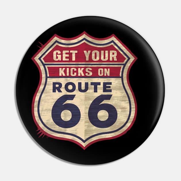 Get your Kicks on Route 66 Pin by woormle