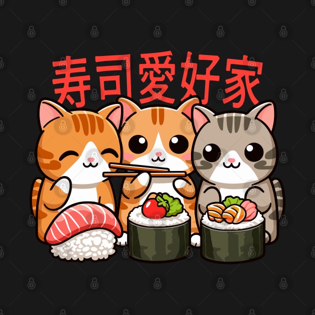 Sushi And Cats by MoDesigns22 