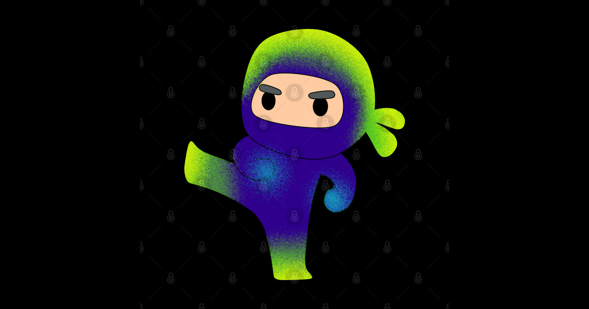 ninja version 2 - Sticker - Sticker | TeePublic