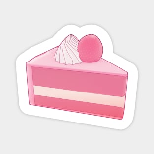 Strawberry Cake slice Magnet