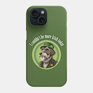 Irish wolfhound for St Patrick's day Phone Case