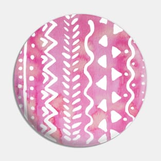 Loose boho chic pattern - pink Pin