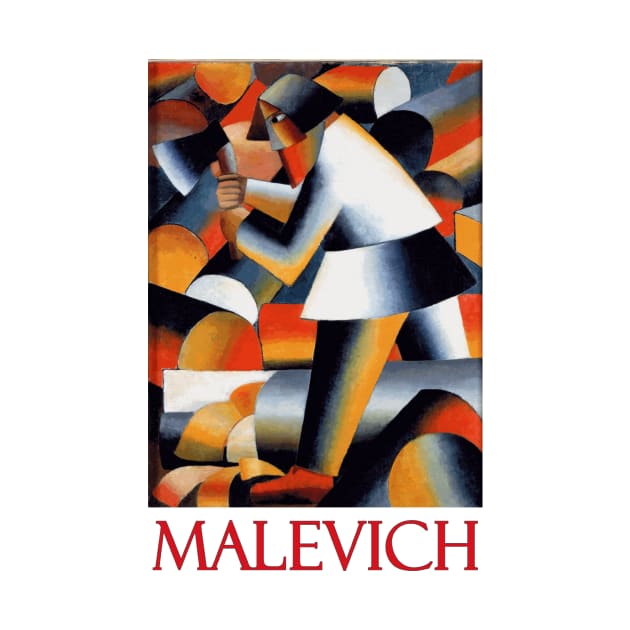 Woodcutter by Kazimir Malevich by Naves