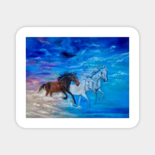 Wild Horses Magnet