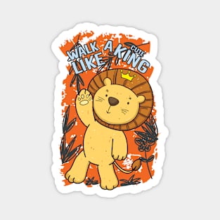 Lion Funny Magnet