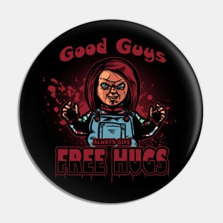 Free Hugs Pin