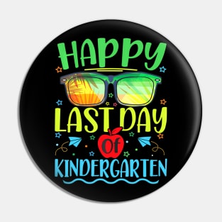 Last Day Of Kindergarten Teacher Kids Student Summer Pin