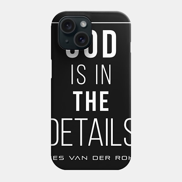 God is in the details. Phone Case by Andreeastore  