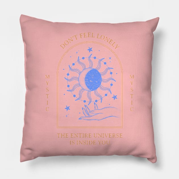 Mystical Esoteric Universe Pillow by Tip Top Tee's