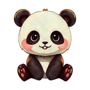 Cute Anime Panda T-Shirt