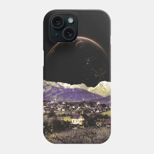 Life Under The Capital Moon - Retro Futurism, Sci Fi, Space Aesthetic Phone Case