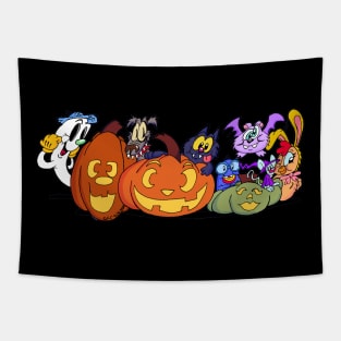 Halloween Funny Buddies Tapestry