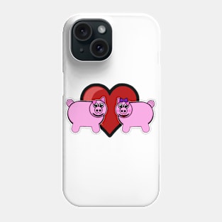Piggy Love Phone Case
