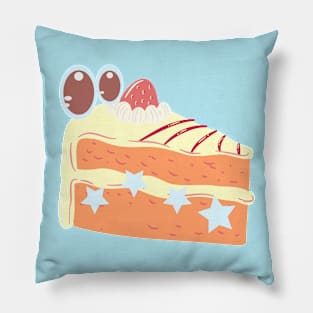 Cake Slice Blue Ver Pillow