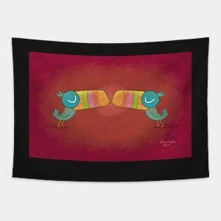 Toucan Valentines! Tapestry