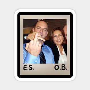 Vintage Elliot Stabler And Olivia Benson Magnet