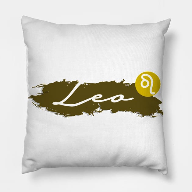 Leo Horoscope Pillow by creative words