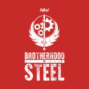 FALLOUT: BROTHERHOOD OF STEEL (GRUNGE STYLE) T-Shirt