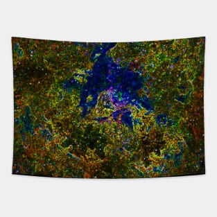 Black Panther Art - Glowing Edges 122 Tapestry