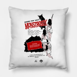 "Monstrosity" Vintage Design Pillow