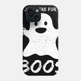 I'm just here for the boos Funny Beer Lover Halloween Phone Case