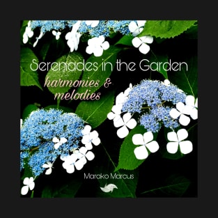 Serenades in the Garden Album Cover Art Minimalist Square Designs Marako + Marcus The Anjo Project Band T-Shirt