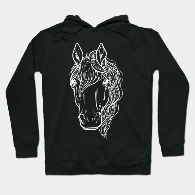 hoodie with horse design